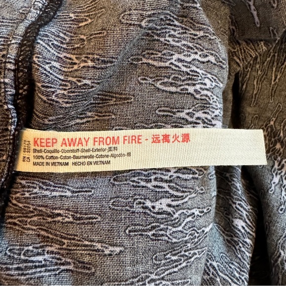 Free People Blooms For You Blouse Size XS Black Intimately Oversized Sleep Flowy - Picture 13 of 15